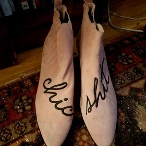 MODERN VICE Pink Booties